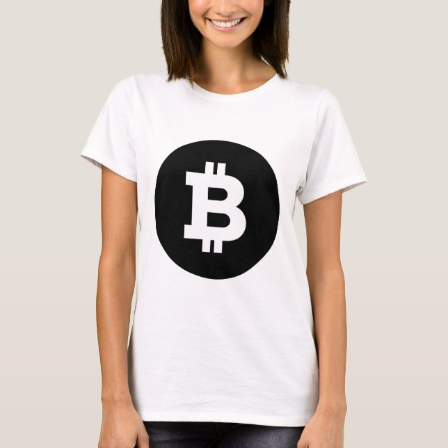 Bitcoin T-Shirt – Crypto Enthusiast Grafik T-Shirt (Framsida)