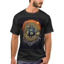 BITCOIN T-skjorta för kryptocurrency älskare