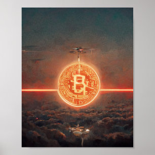Bitcoin tapet poster