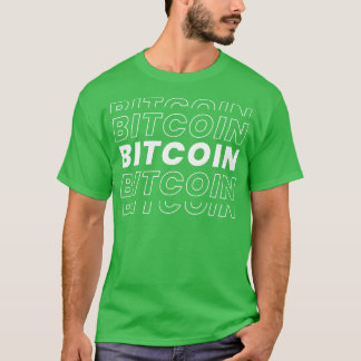 Bitcoin text t shirt