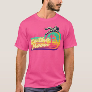 Bitcoin till Måne Astronaut Apparel Crypto Inves T Shirt