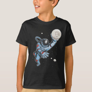 Bitcoin till måne Astronaut T Shirt