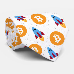 Bitcoin till måne raketkryptolager slips