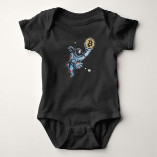 Bitcoin till månen Astronaut T Shirt