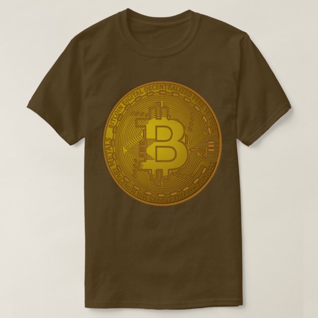 bitcoin-token t shirt (Design framsida)
