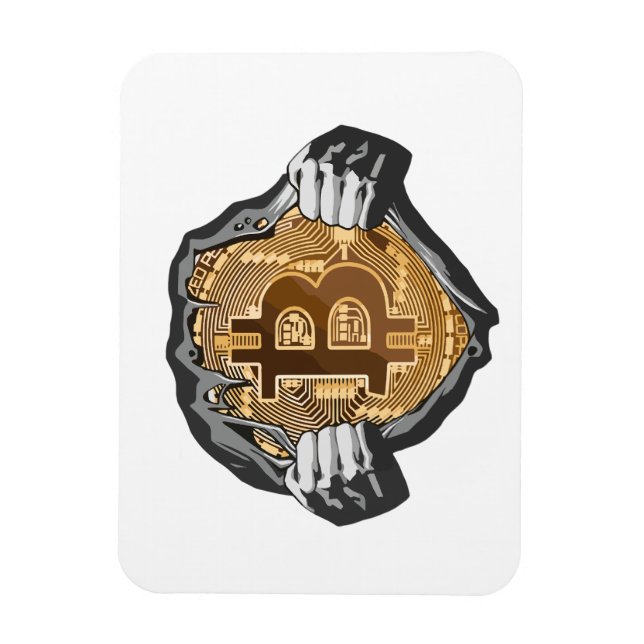 Bitcoin Toppen Hero Magnet (Vertikal)