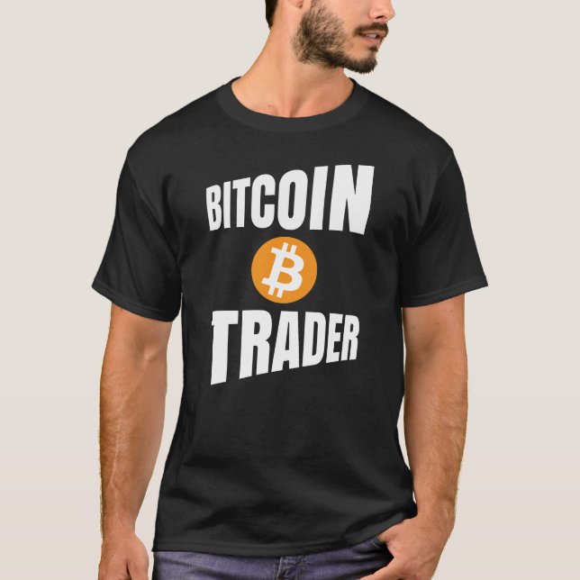 Bitcoin Trader Perspective T Shirt (Framsida)