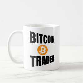 Bitcoin Trader Perspective Text Kaffemugg