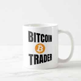 Bitcoin Trader Perspective Text Kaffemugg