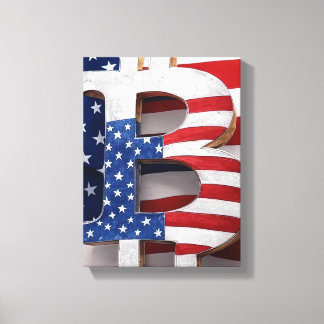 Bitcoin USA Canvastryck