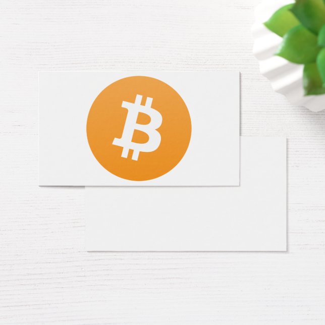 Bitcoin Visitkort (Skivbord)