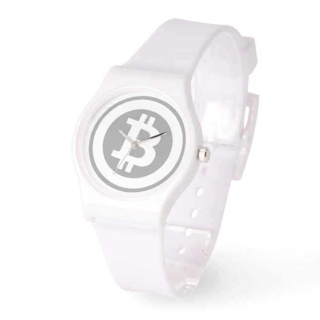 BITCOIN WATCH GRÅTT ARMBANDSUR (Vinkel)