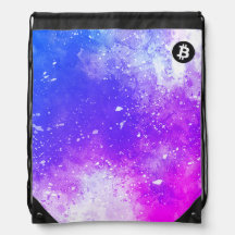 Bitcoin Watercolor (Style 2 - Miami)