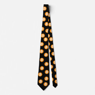 Bitcoin Wave BTC Crypto Token Neck Tie Slips