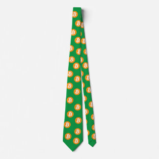 Bitcoin Wave BTC Crypto Token Neck Tie Slips
