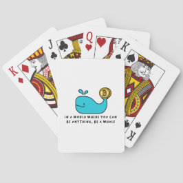 Bitcoin Whale Crypto Investor & BTC Trading Design Casinokort