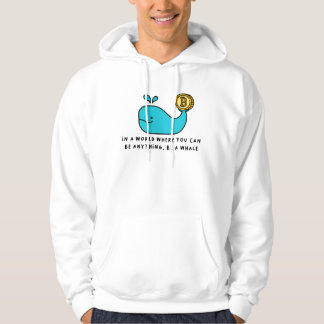 Bitcoin Whale Crypto Investor & BTC Trading Design Hoodie