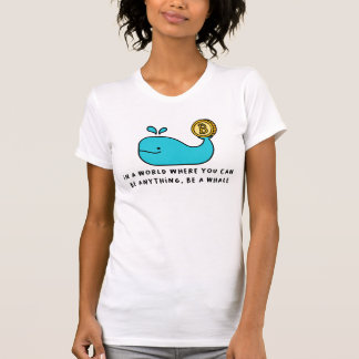 Bitcoin Whale Crypto Investor & BTC Trading Design T Shirt