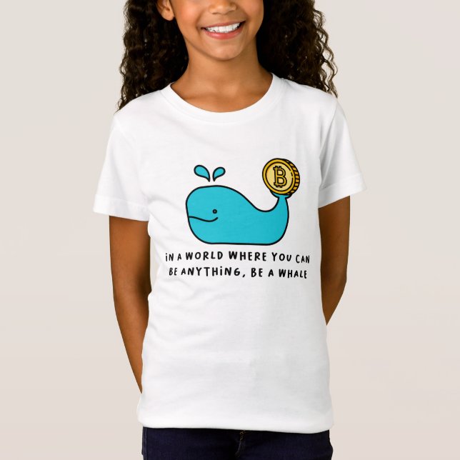 Bitcoin Whale T-Shirt (Framsida)