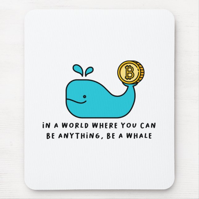 Bitcoin Whale T-Shirt Musmatta (Framsidan)