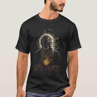 Bitcoin wise man satoshi nakamoto squad design t shirt