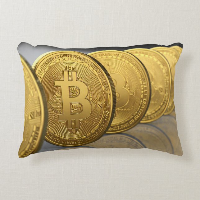 bitcoins prydnadskudde (Framsidan)