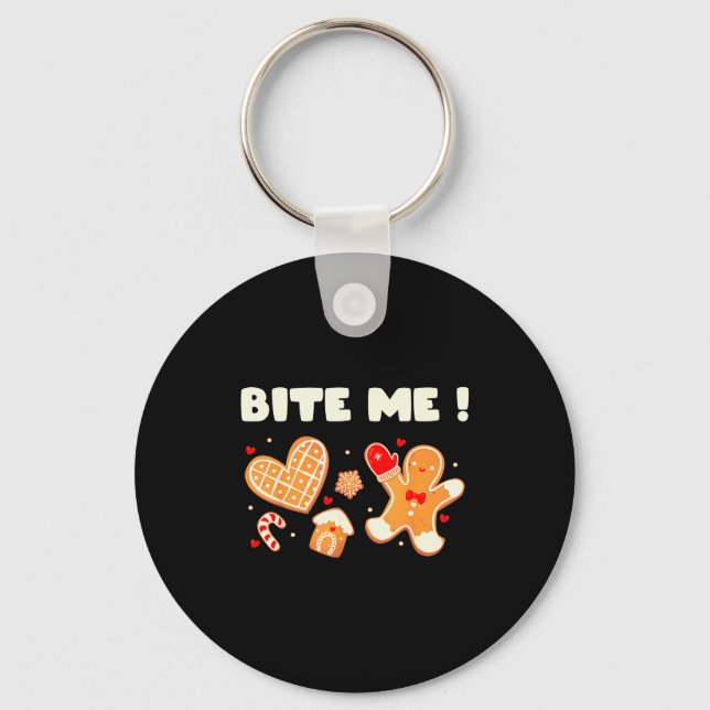 Bite Me Cookie Baklag Team Julpepparkakor Chr Nyckelring (Framsida)