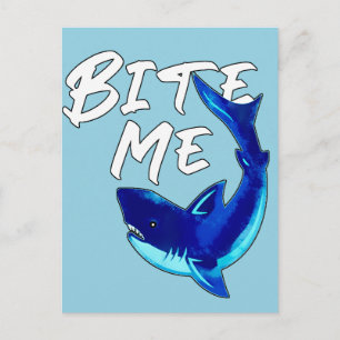 Bite Me - Haj Vykort