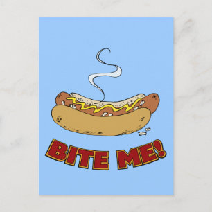 Bite Me - Korv Vykort