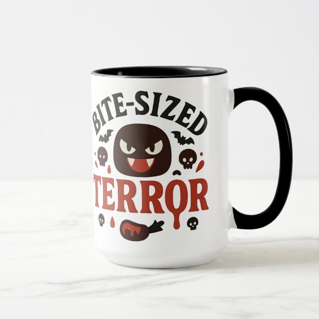 Bite-Sized Terror | halloween  Mugg (Höger)
