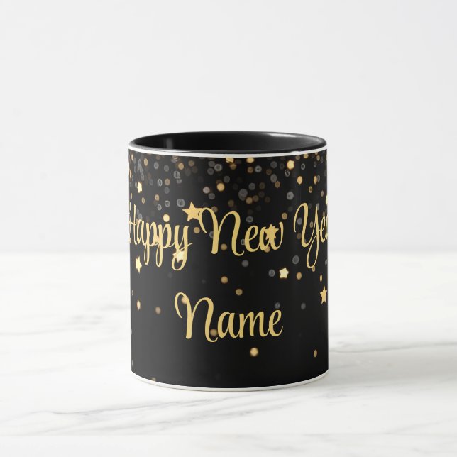 Bites & Bubbly New Years Eve Personalized Mugg (Center)
