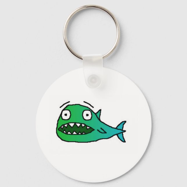 Bitey Fish Nyckelring (Framsida)