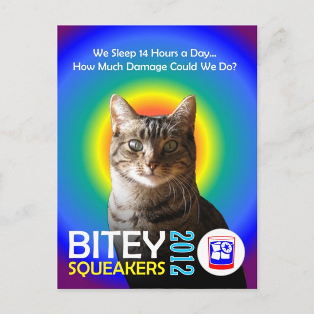 Bitey/Squeakers Biljett (TM)-vykort 3 Vykort (Framsida)