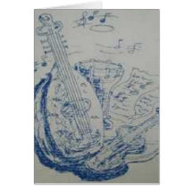 Bithday kort i grekiska/grekiska Instrumemnts