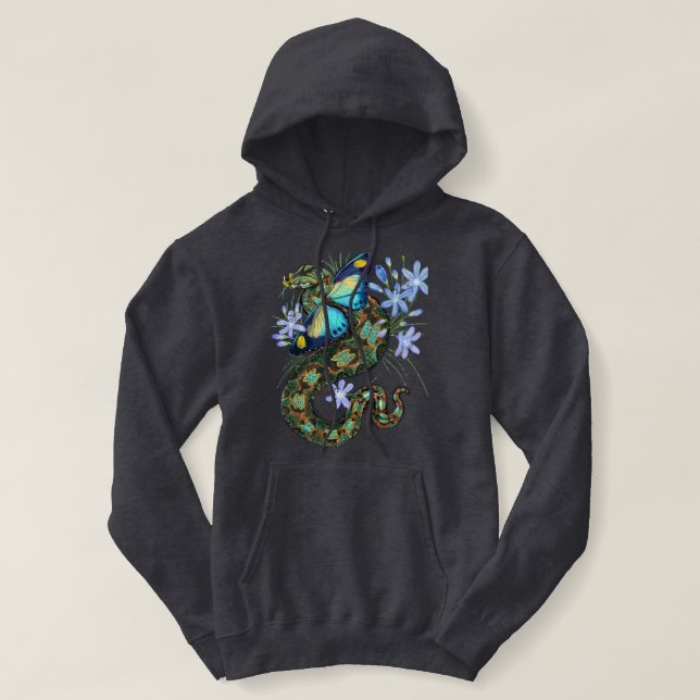 Bitis Nasicornis Butterfly Viper T Shirt (Design framsida)