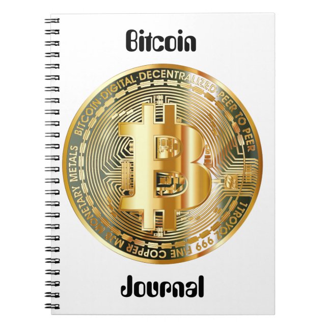 Bitmyntkryptovaluta Anteckningsbok (Framsidan)