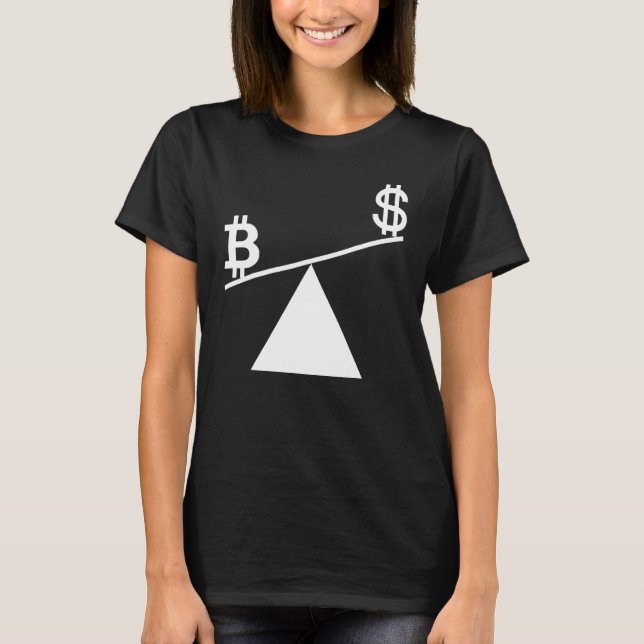 Bitmyntplan B-tid för plan B-Elaket Acceptera Bitc T Shirt (Framsida)