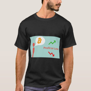 Bitmyntvinst eller förlust grafik t shirt