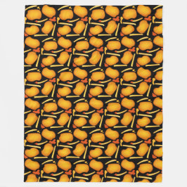 Bitor av torkad kyckling och potatisfärja fleecefilt