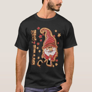 Bitor Me Pepparkaksgubbe Santa T Shirt