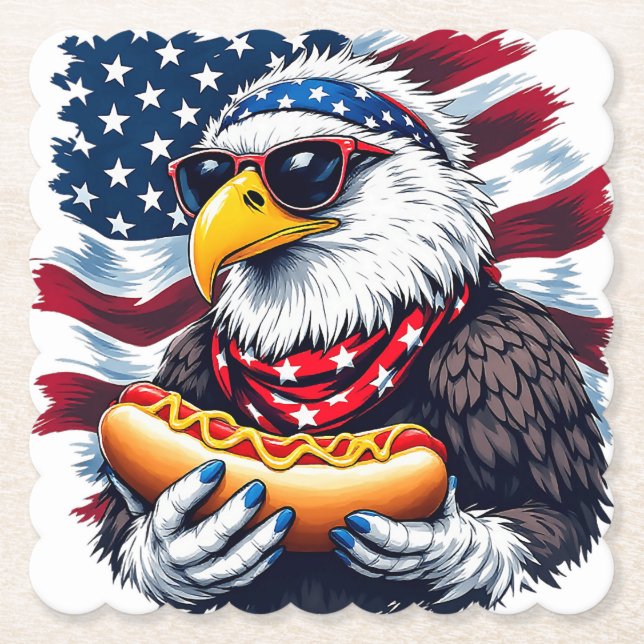 Bitor med stjärnor, Rand och sizzling Underlägg Papper (Framsida)