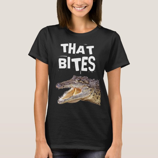 BITORNA FUNNY ALLIGATOR T-Shirts (Framsida)