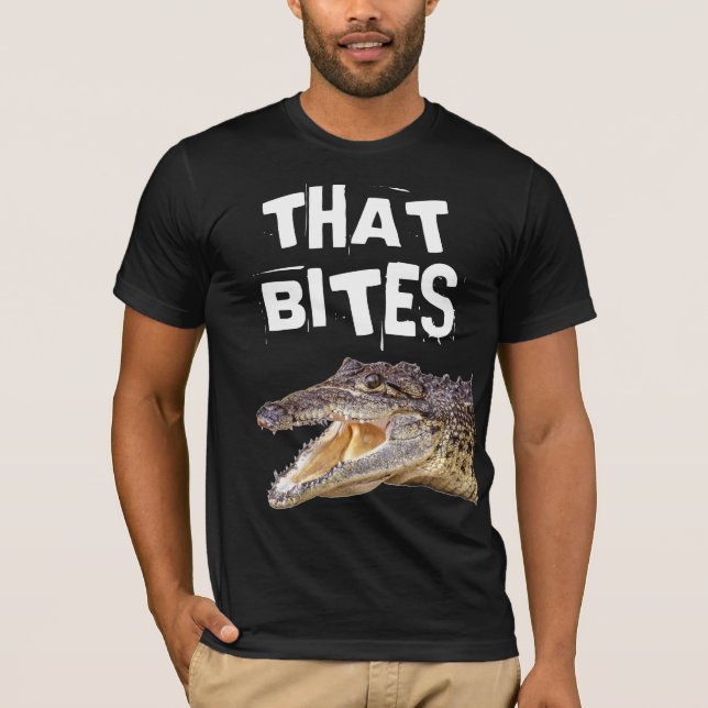 BITORNA FUNNY ALLIGATOR T-Shirts (Framsida)