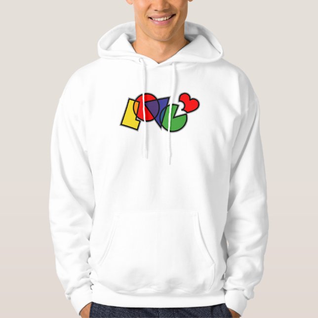 Bitorna kärlek hoodie (Framsida)