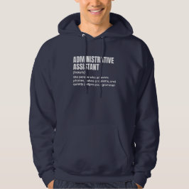 Biträdande administratör Humor Hoodie