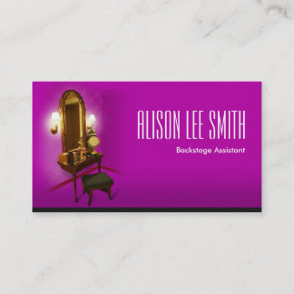 Biträdande assistent i ballastbakstadiet visitkort