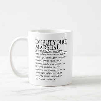 Biträdande brandchef kaffemugg