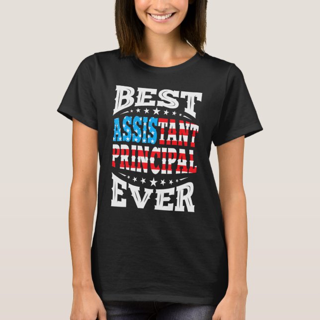 Biträdande chef 4:e fjärde juli USA T Shirt (Framsida)