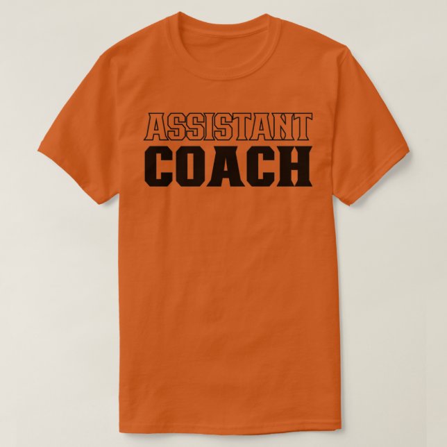 Biträdande coache 1 t shirt (Design framsida)