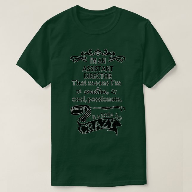 Biträdande direktör Gift 10 T Shirt (Design framsida)
